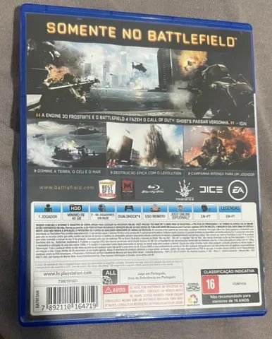 Jogo de Ps4 - Battlefield 4 - Videogames - Boqueirão, Curitiba 1245518198