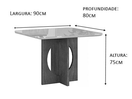 MESA SUPER COMPACTA COM 4 CADEIRAS AL!! - Foto 3