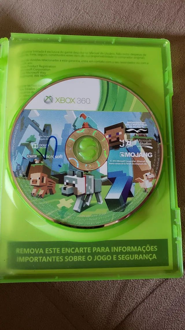 Vendo Jogo Minecraft Xbox 360 - Áudio, TV, vídeo e fotografia