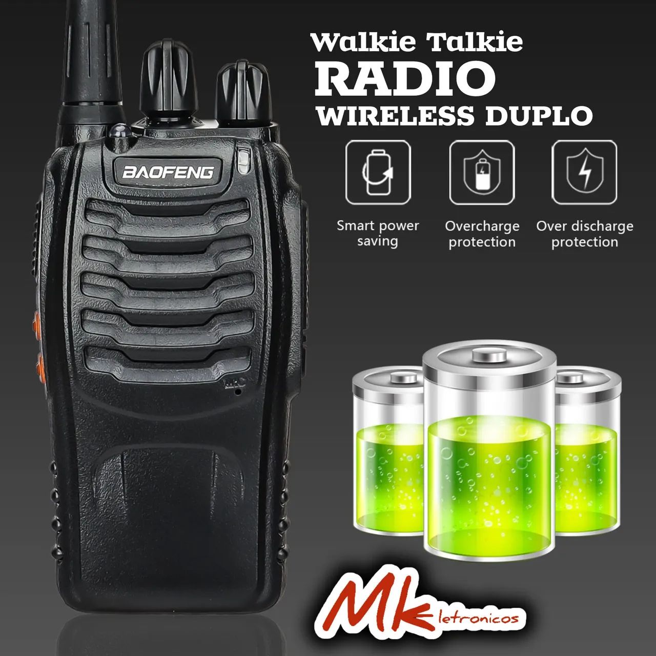 Rádio Baofeng BF-888S PRO  12W Wireless - Foto 4