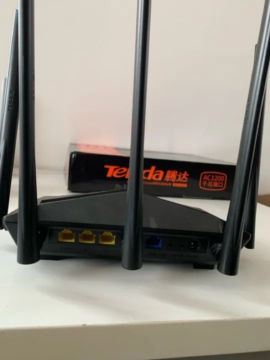 Roteador Tenda Ac11 Gigabit Ac 1200 1167 Mbps 5 Antenas T - Foto 3