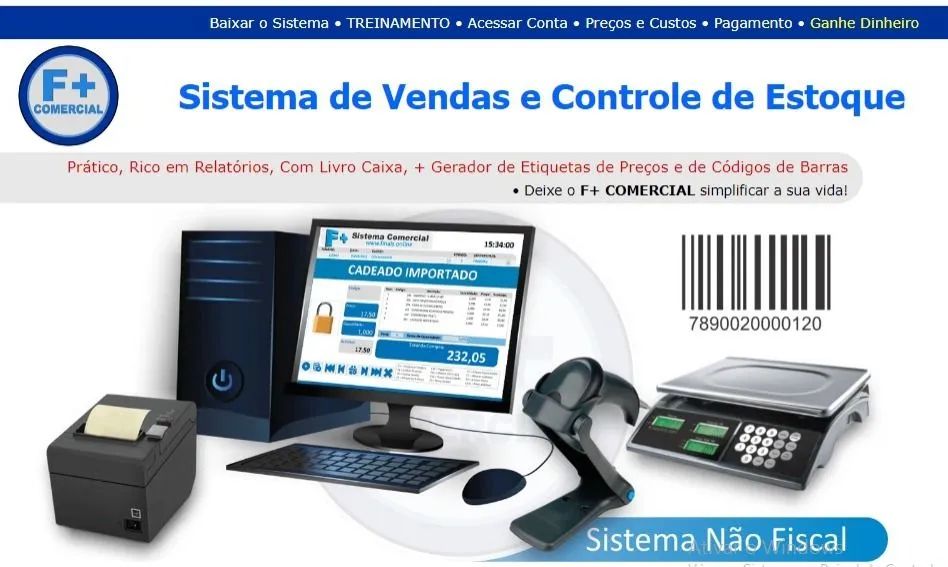 Sistema de venda completo em dvd automação 