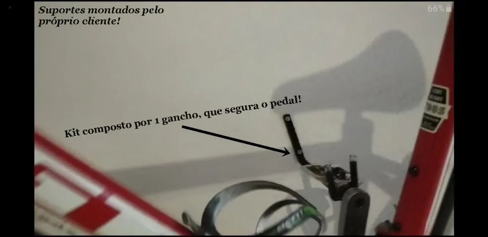 Kit Suporte Horizontal Para Bicicletas - Foto 3