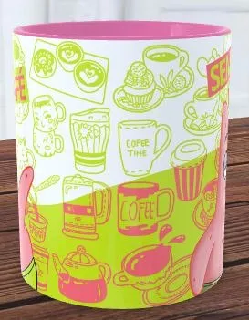 Caneca Cerâmica 325ml Patrick