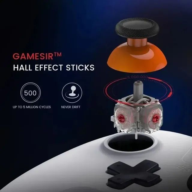 Gamesir T4 nova lite joystick hall effect gamepad novo Lacrado - Foto 2