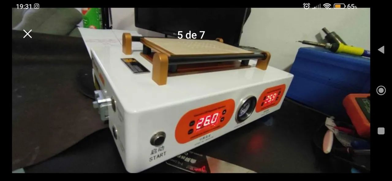 Tira bolhas e separadora 2 em 1 - Foto 2