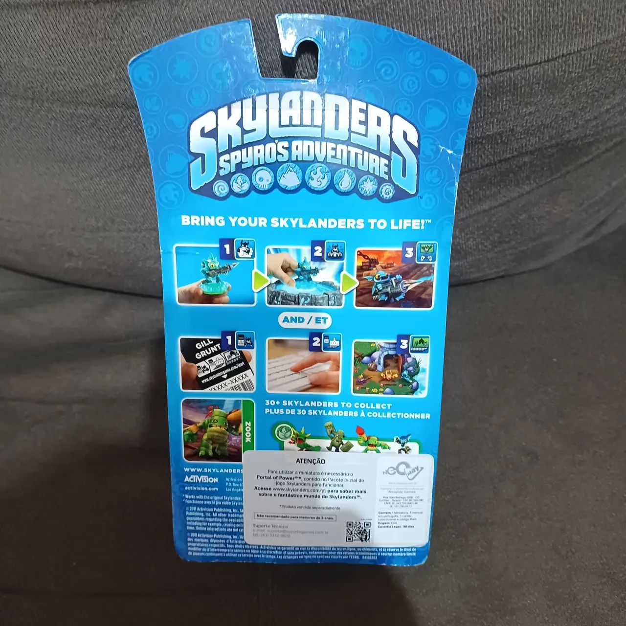 Boneco Skylanders Zook na caixa - Foto 2