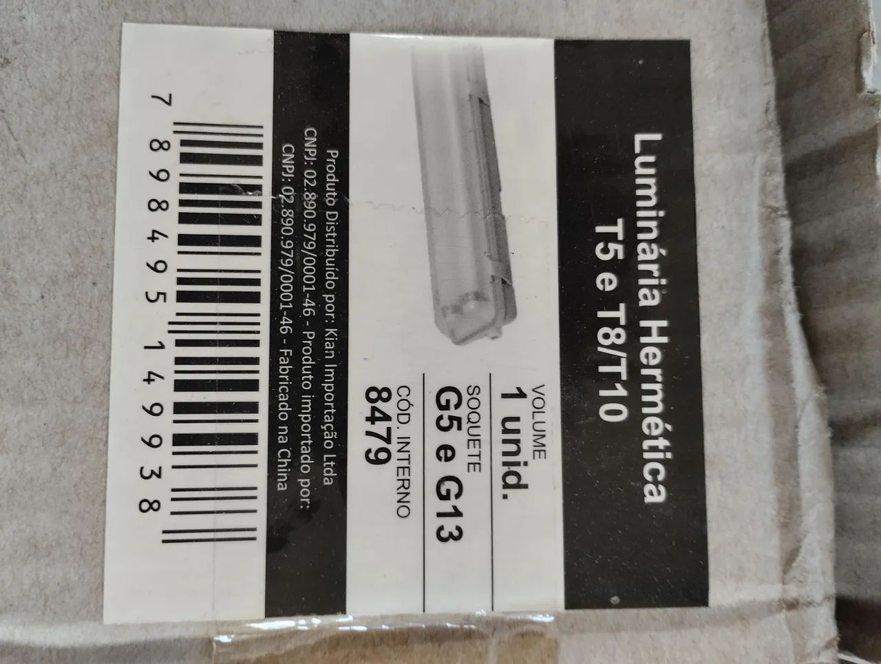 Luminária Hermética T5 e T8/T10 - Nova