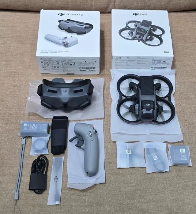 Drone DJI Avata Pro View c/ Goggles 2 e Rc Motion 2, Produto Novo
