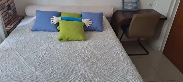 Colcha toda em croche tamanho casal