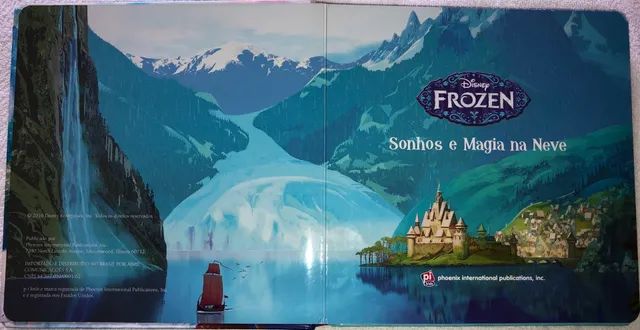 Livro Frozen- Sonhos e Magia na Neve- Phoenix - Foto 4