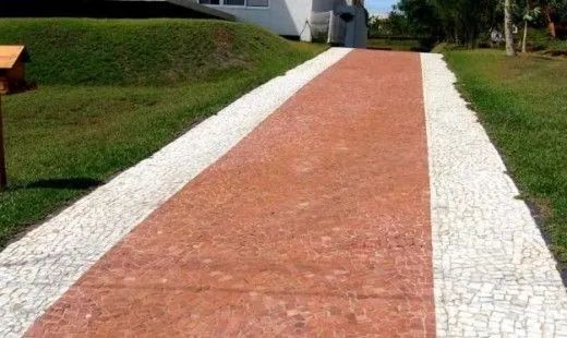 Calçada Portuguesa VERMELHA / ROXO - Foto 3