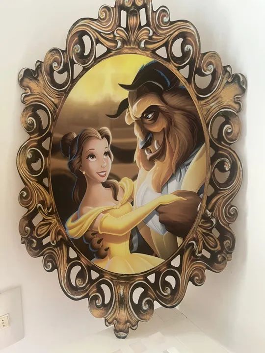 Decoração Festa Bela e a Fera - Bolo, Pelúcias e Decoração - Foto 2