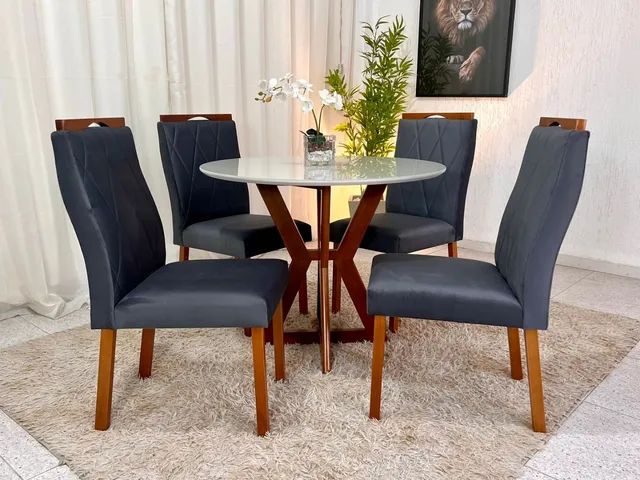 Mesa de Jantar Ibiza com 4 cadeiras!! Rf3328m