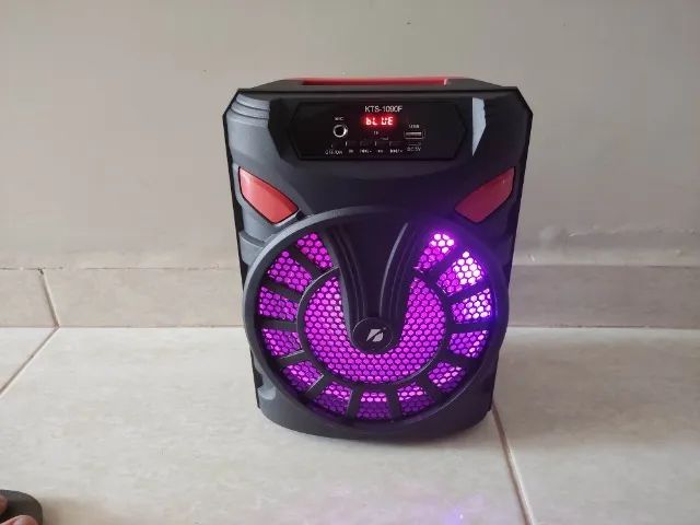 Caixa de som bluetooth Kbroad Kts-1090D Com Microfone - Foto 6