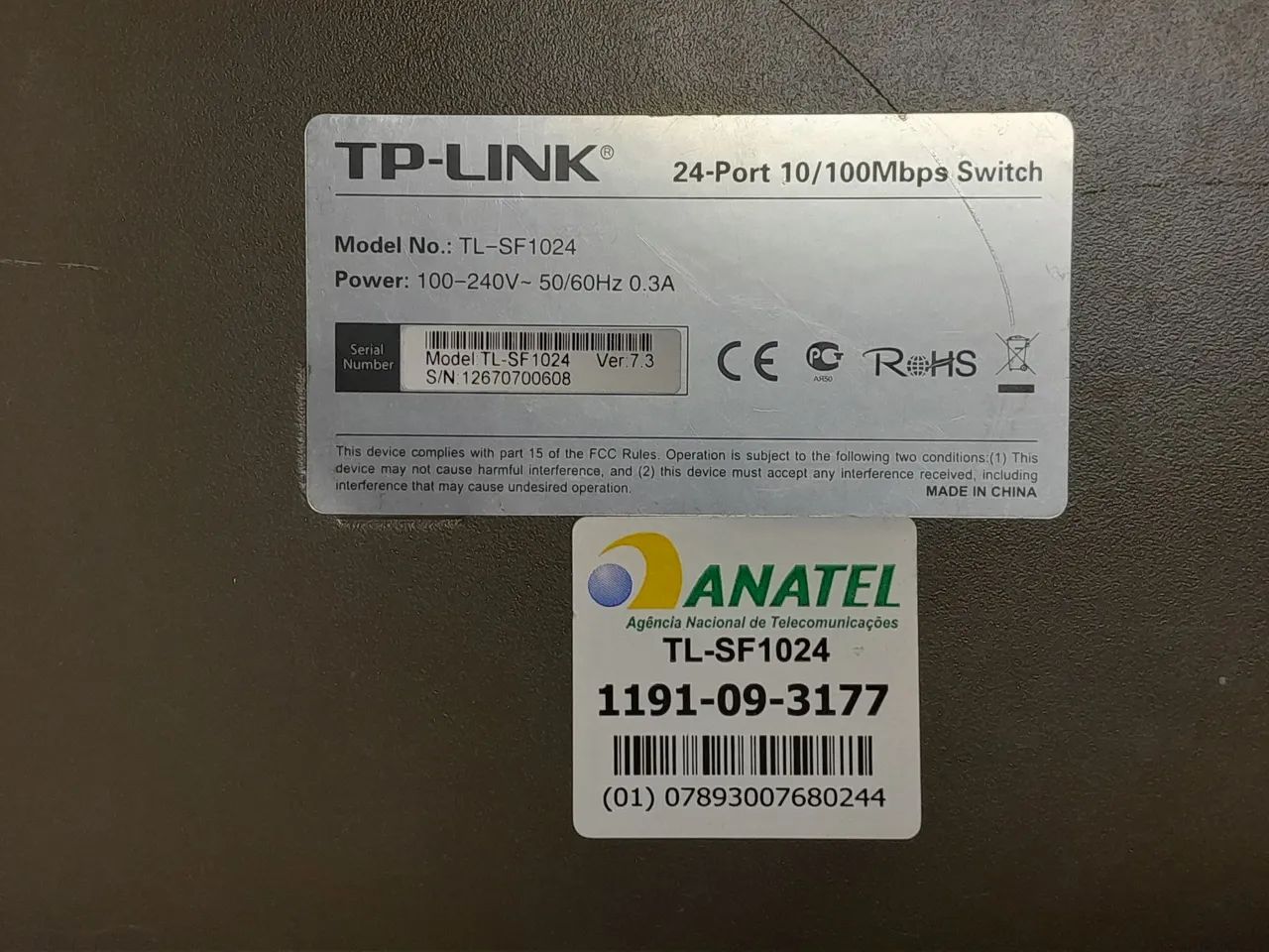 Switch TP-Link TL-SF 1024 Funcionando perfeitamente. - Foto 4