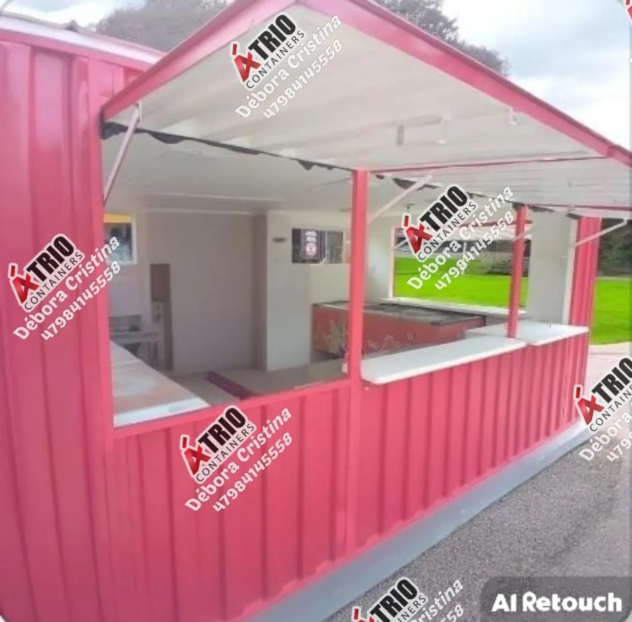 Container desmontáveis lancheria - Foto 4