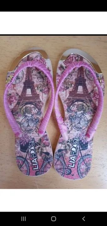 Chinelo Feminino- Paris 33 34 