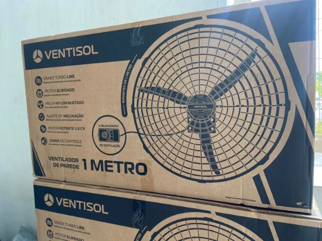 Ventilador 1 Metro de Parede Industrial 220v Ventisol