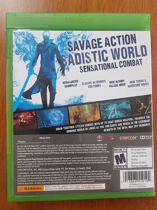 Jogo Xbox One DMC Devil May Cry Definitive Edition - Foto 3