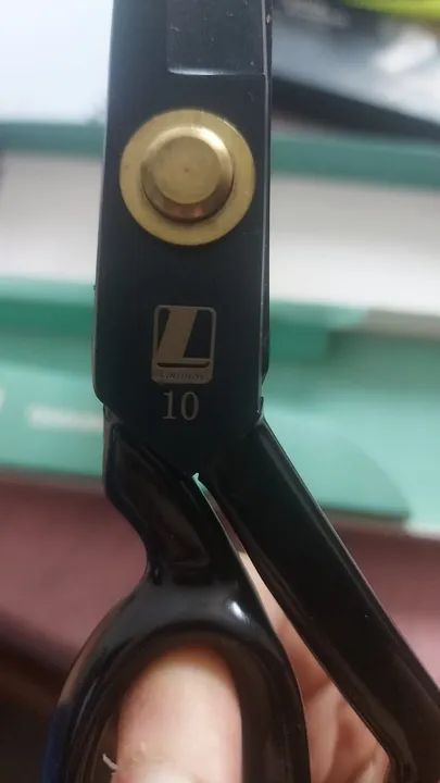 Tesoura Costura Titanium Profissional Alfaiate 10 Lanmax - Foto 2