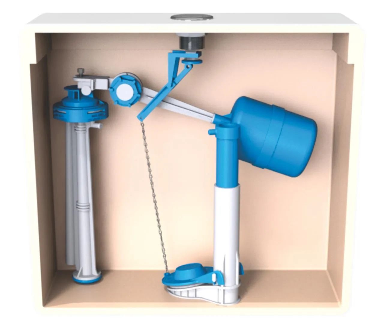 Kit Completo de Mecanismo para Caixa Acoplada - Foto 3