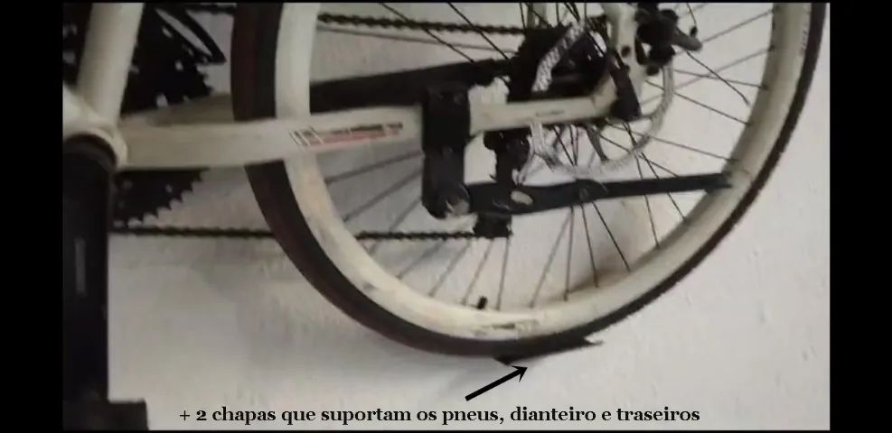 Kit Suporte Horizontal Para Bicicletas - Foto 2