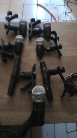 Kit 7 PCs Mic.para bateria kaset