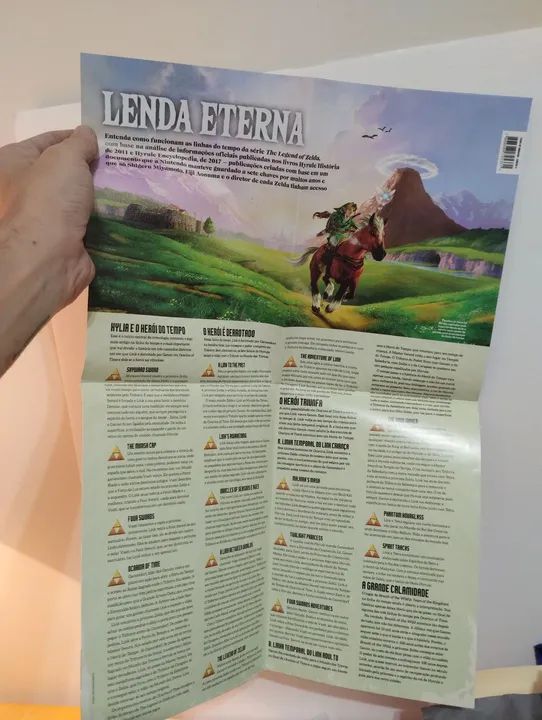 Zelda Tears of The Kingdom, Pôster 50x70, em Revista - Foto 5