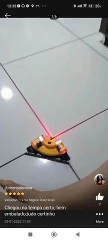  * nível laser de mão 90 graus  - Foto 2