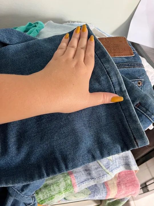 Calça Jeans Flare Azul M. Officer - Tamanho 42 - Foto 3