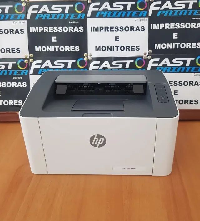 Impressora HP Laser 107W monocromática wifi e usb  