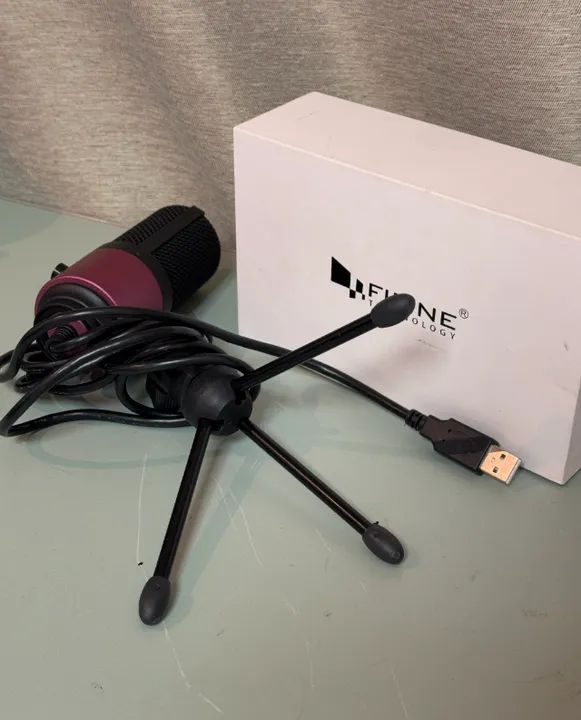 Microfone CONDENSADOR Fifine k669 para Streaming e Gravações - Foto 2