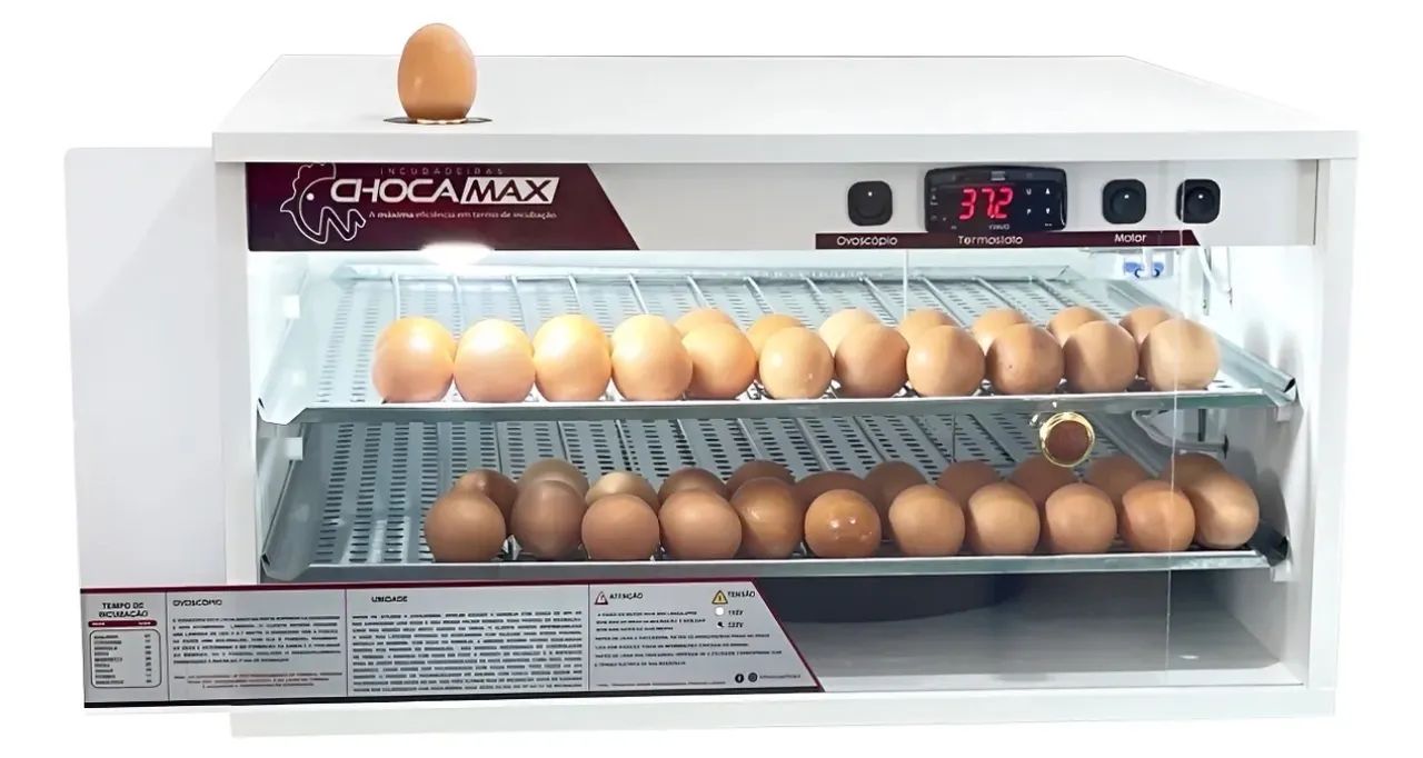 Vendo Chocadeira Chocamax 180 Ovos Automática Digital - Foto 2