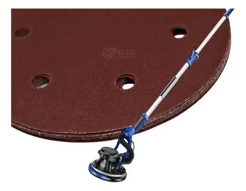 KIT COM 10 LIXAS 225MM GRÃO 80 PARA LIXADEIRA GIRAFA DE TETO - Foto 2