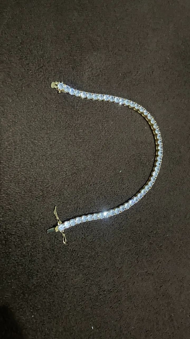 Pulseira ice tennis 20cm - Foto 3