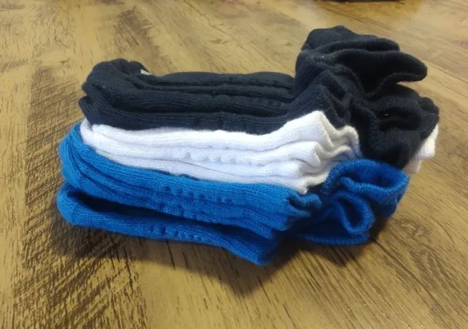 Kit com 18 pares de meias Lupo infantis tamanho 32 ao 35 cano baixo soquete - Foto 5