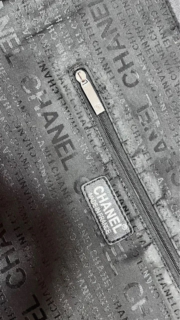 Bolsa Chanel Bon Bon Tote Vintage Preta - Foto 5