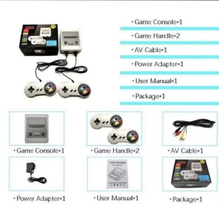 PARA VENDER LOGO, NOVO! Video Game Classic Super Mini Com 2 Controles 8 Bits 620 Jogos - Foto 2