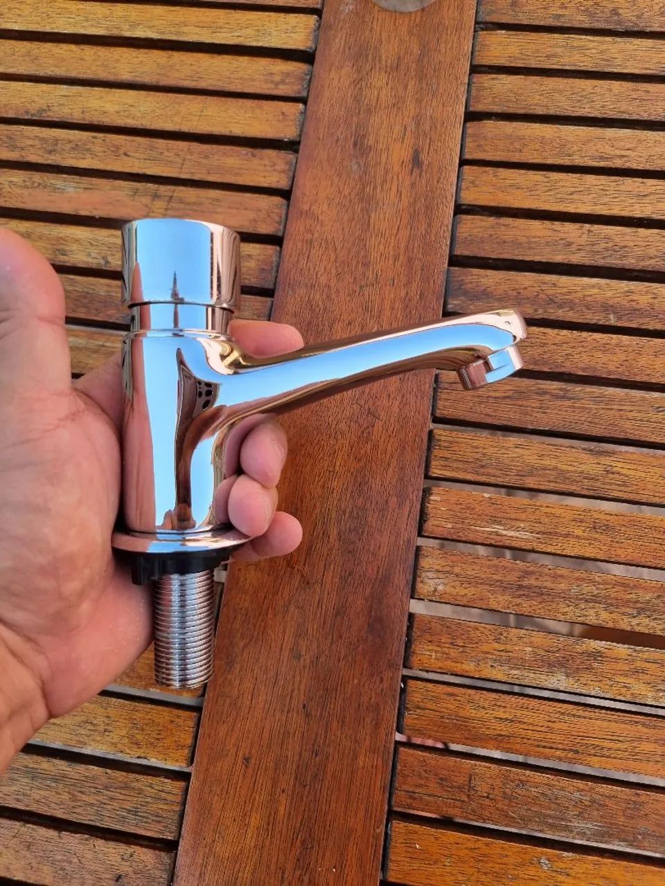 Torneira para Banheiro de Mesa Fabrimar Acquapress Antivandalismo - Foto 3