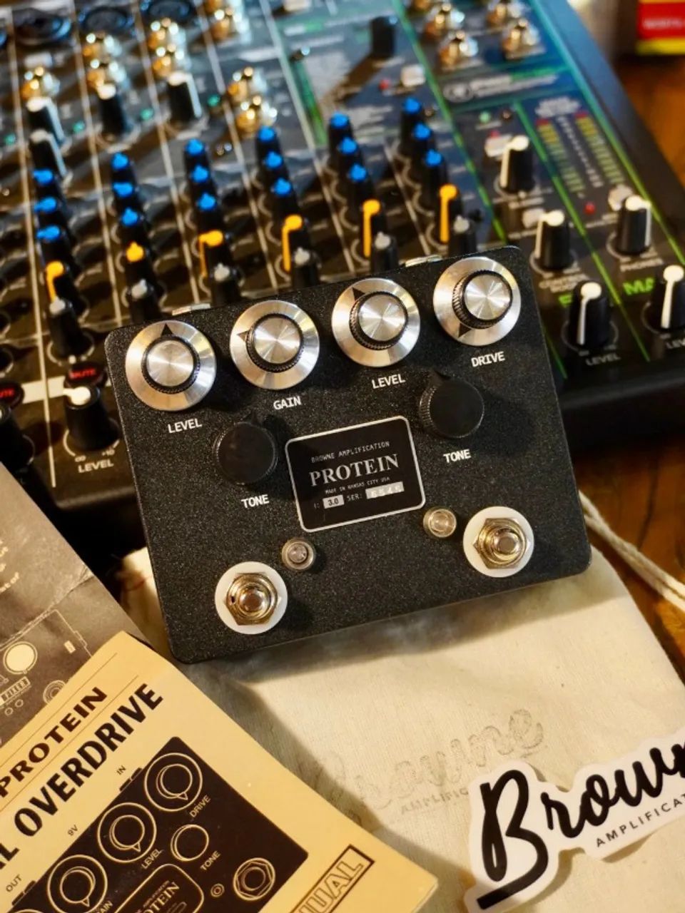 Pedal Browne Amplification Protein V3 Dual Overdrive