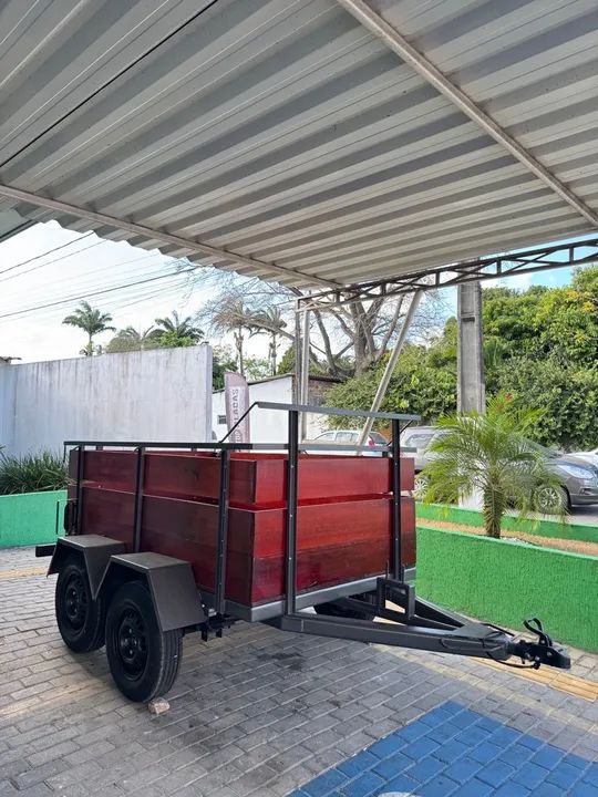 Reboque dois eixos qualidade  - Foto 2