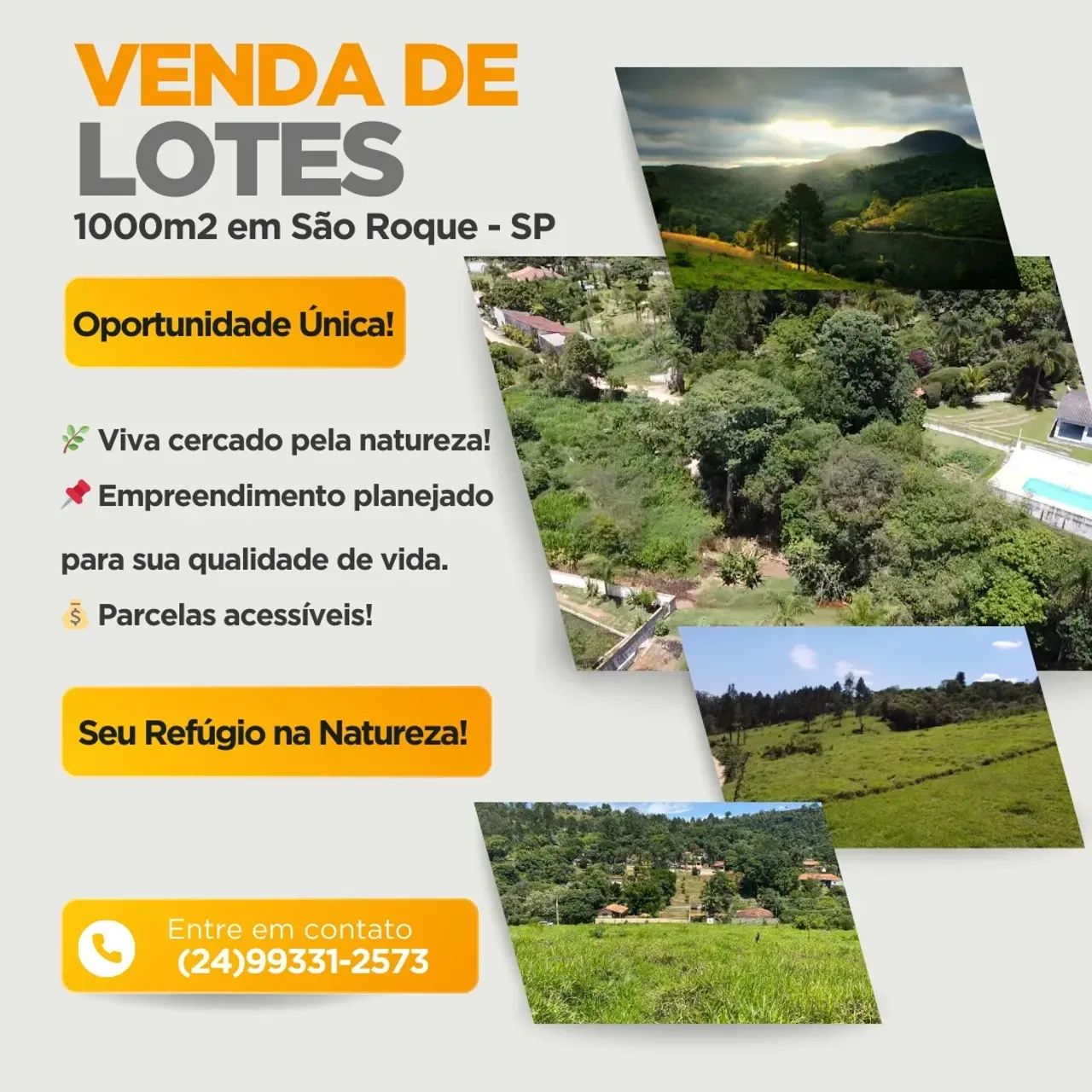Oportunidade Única! Terreno de 1000m² em São Roque  Natureza e Infraestrutura em um Só Lug