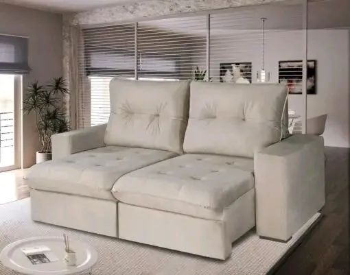 Sofá retrátil e reclinavel Colorado 1,80m 6042 tt F98