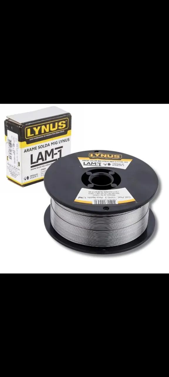 Arame mig sem gás 0.8 1kg
