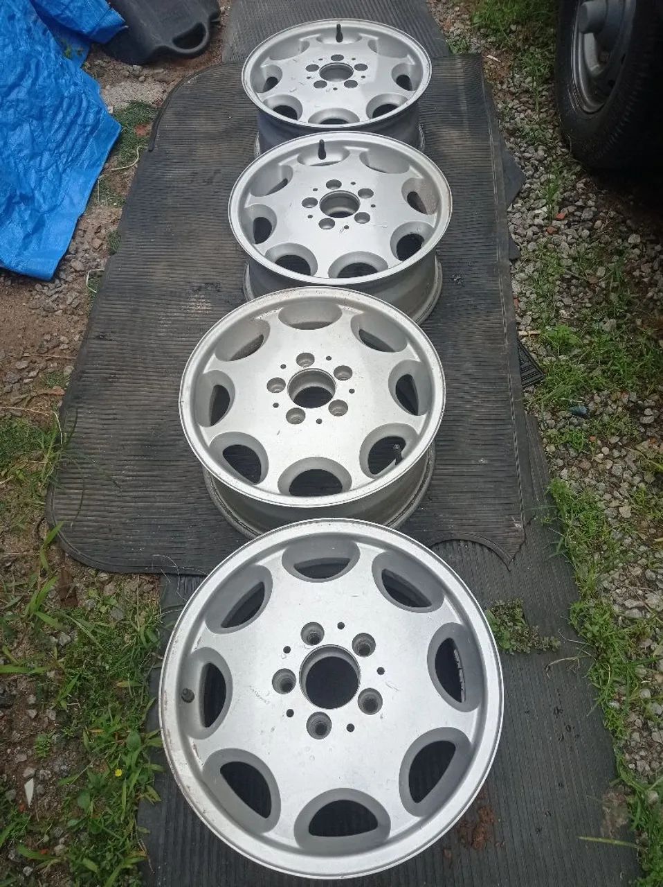 Rodas de liga leve 15 polegadas Mercedes 5x112
