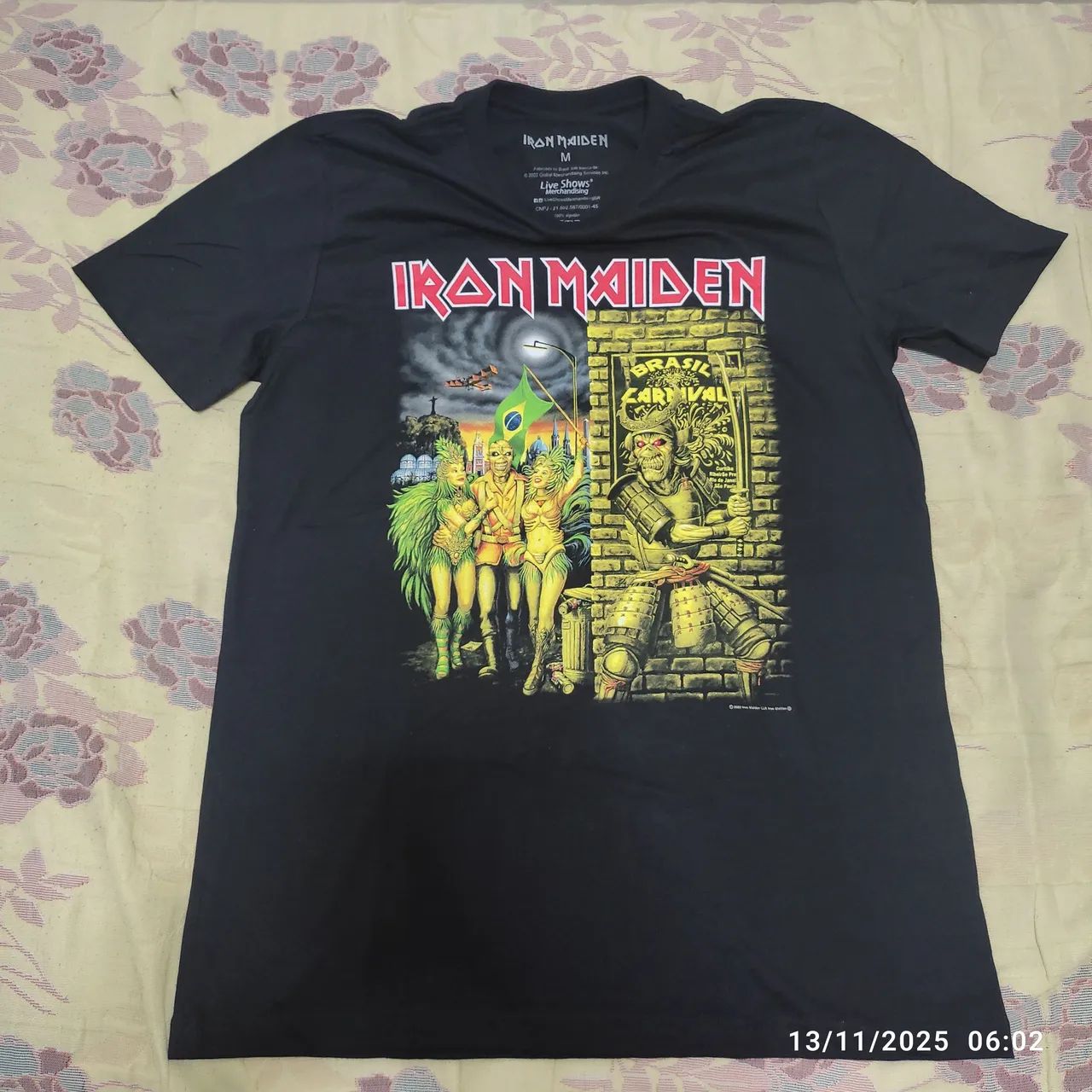 Iron Maiden - Camiseta oficial (M)
