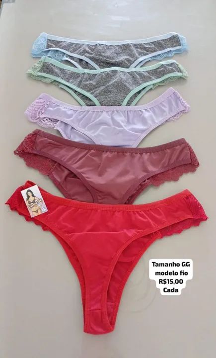 Calcinhas fio duplo com regulador -  - Foto 3