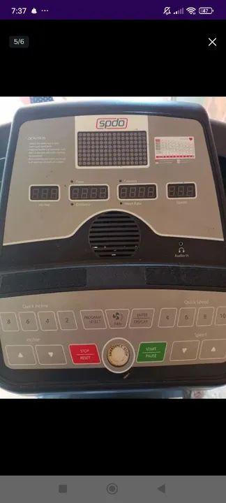 Esteira Elétrica speedo t6  - Foto 5