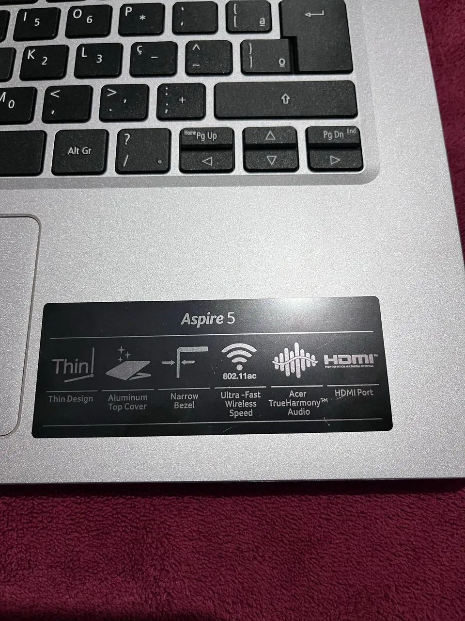 Notebook acer aspire564308000320769121